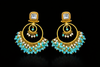 Indo Western Classic Earring With Mehndi Plating || 112397