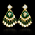 Indo Western Classic Earring With Mehndi Plating || 112292