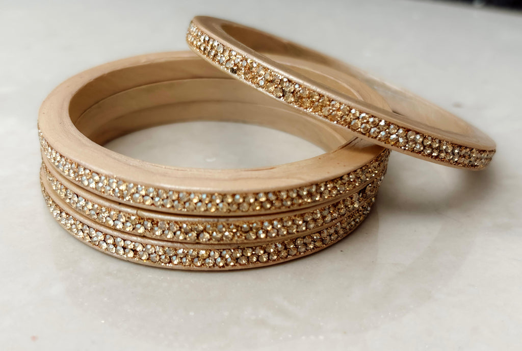 Handcrafted Laah Stone Bangles – Heritage Elegance